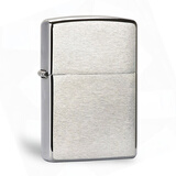 ZIPPO打火机之宝美国原装 200经典铬拉丝标志耐磨zppo煤油男士年货礼品 拉丝光板
