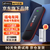 京东云【京东自主品牌】随身wifi6移动无线上网卡usb车载4G路由器随行宽带台式机学生宿舍流量卡 京东云随身WiFi【USB插电款】黑