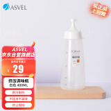 阿司倍鹭（ASVEL）家用厨房调味瓶塑料蜂蜜挤压瓶 尖嘴挤酱瓶细口耗油瓶 白色400ML