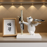 贝汉美（BHM）入户门口鞋柜玄关钥匙收纳置物架摆件工艺品客厅乔迁之喜搬家礼物 玄关组合2件套B