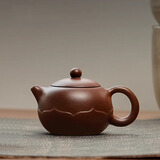 匠之源宜兴原矿紫泥紫砂壶纯全手工泡茶壶中式功夫茶具莲花西施高端茶具 约320ml