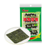 波力海苔片原味儿童海苔脆片零食健康小吃 即食调味紫菜包饭新年礼物 海苔7.5g（共10小包每包约3片）