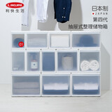 like-it收纳柜衣柜日本进口储物柜整理箱衣橱抽屉式归纳 白色UC01【17*46.5*21.5】单只