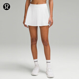 lululemon丨Varsity 女士风琴褶高腰网球裙速干芯吸 LW8AKVS 白色 M /8