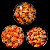 海盈养 麻辣海螺肉海鲜熟食即食罐装鲍螺肉香辣香螺钉猫眼螺老婆脚零食 海螺+扇贝+蛤蜊