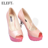 eleft啫喱后跟贴防磨脚防滑半码垫高跟鞋皮鞋透明隐形调码 啫喱V跟垫