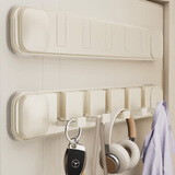 一卫吸盘门后挂钩粘钩挂衣架免打孔强力承重壁挂奶白粘胶钩子入户门