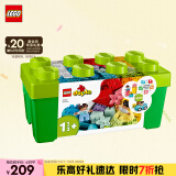 乐高（LEGO）积木拼装得宝10913 创意缤纷大绿桶大颗粒积木桌儿童玩具生日礼物