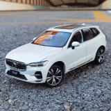 跃纪生（YUEJISHENG）原厂 沃尔沃 VOLVO 新款XC90 沃尔沃1:18 合金汽车模型 车模 XC60 2022款 xc60 水晶白