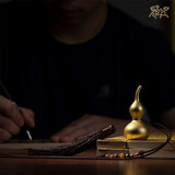 铜师傅 好运铜葫芦商务礼物工艺品车挂件小礼品纪念品商务礼品工艺礼品 中号（10cm）