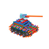 光华玩具（POPULAR PLAYTHINGS）竹节棍积木玩具男孩3-6岁幼儿园儿童早教汽车建筑立体拼插模型 90000-2竹节棍精品套装350片