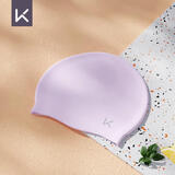 Keep泳帽男女硅胶防水不勒头长发护耳儿童游泳帽大头围帽子