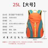双星儿童背包户外出游女孩亲子小包男童旅游轻便双肩包小学生补习书包 桔色【增强版大号】