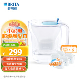 碧然德（brita）设计师滤水壶家用净水去水垢过滤滤芯套装 设计师水壶蓝+专家版滤芯5枚（到手1壶6芯）