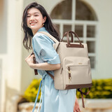 高尔夫（GOLF）双肩电脑包女15.6英寸手提电脑包大学生书包旅行包生日礼物女