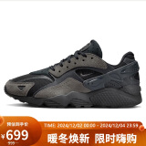 耐克NIKE休闲鞋男华莱士AIR HUARACHE运动鞋DZ3306-002黑42.5