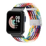 炫戴表带适用红米手表RedmiWatch3表带红米watch4表带红米手表4/3编织尼龙红米手表表带红米手表腕带通用 卡扣尼龙【官方彩虹】 红米Redmi 3【搭配金属框】