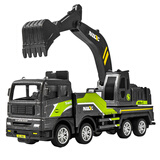 皓童玩具合金玩具车儿童起重机汽车套装男孩惯性工程车翻斗车女孩1一3-4岁 【合金车头】重型挖掘机601-3