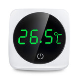 FISH BABY鱼缸温度计测水温观赏鱼水族箱专用家用防水小胖潜水 强烈推荐【外贴式】高精度LED数显屏温度计