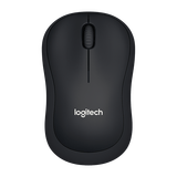 罗技（Logitech）M220 轻音鼠标 无线鼠标 办公鼠标 对称鼠标 带无线微型接收器 灰黑色