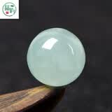 晶屿 冰种A级翠散珠单珠diy手工编织手链挂件绳材料玉石串珠 冰种翡翠6mm一颗