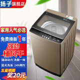 扬子全自动洗衣机家用小型宿舍租房 一键洗脱智能遥控 蓝光洗护大容量波轮洗脱一体机 17KG玻璃款+蓝光风干款+防缠绕