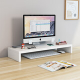 家世华（JIA SHI HUA）台式电脑显示器增高架桌面笔记本屏幕多功能支架键盘置物储物架子