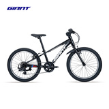 捷安特（GIANT）XTC 20铝合金20寸7速V刹变速青少年自行车 亮黑 20×10 建议115-135cm
