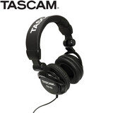 TASCAM 达斯冠TH02头戴封闭式录音混音耳机乐器专用歌手录音棚工作室个人配音耳机黑色 黑色