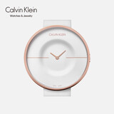 凯文克莱（Calvin Klein）MANIA 小盘子系列 白盘皮革表带 石英女表KAG236L2（表盘:38MM）