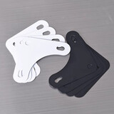 工途万能角钢货架材料三角配件螺丝脚垫支架家用置物架带孔三角铁架子 三角片8个【1层用】