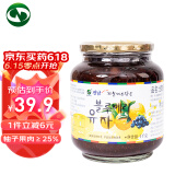 全南 蜂蜜蓝莓柚子饮品1kg 韩国原装 整颗蓝莓水果茶蜜炼果酱 夏日VC饮料冲饮