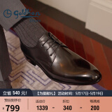 金利来（goldlion）男鞋休闲鞋正装商务时尚舒适皮鞋51502036701A-黑色-37码