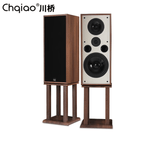 CHQIAO HX1100 7.1家庭影院落地书架式无源音箱 家用客厅KTV音响套装5.1杜比全景声环绕组合音响电视投影 HX1100 2.0三分频无源书架音响