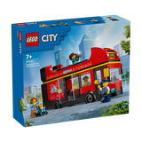 乐高（LEGO）积木拼装城市60407 红色双层巴士男孩儿童玩具生日礼物装饰摆件