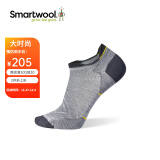 SMARTWOOLSmartwool跑步功能零减震图案船袜户外夏袜1652 1651 浅灰色1651  039（偏大） M（适合脚码38-41）