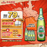 青岛啤酒（TsingTao）经典老青岛百年工艺大容量640ml*6瓶 整箱装 秋日出游