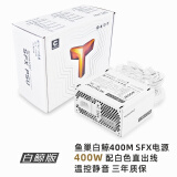 鱼巢METALFISH SFX电源 全模组白色 80PLUS铜牌ITX迷你小机箱电源 额定500W峰值600W SFX400W直线电源