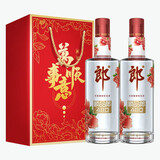郎酒酒 光瓶白酒  顺品郎 浓酱兼香型白酒 45度 480mL 2瓶 红顺480礼盒装