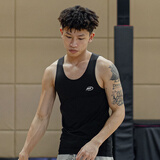 NICEID PRO运动速干紧身背心男美式篮球训练宽松透气收腹健身衣田径跑步 黑色【吸汗速干】 2XL