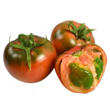 京地达栗贝诺山东铁皮草莓西红柿 绿腚碱地水果番茄精选3斤装源头直发