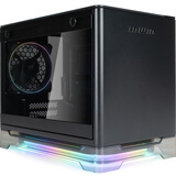 迎广（IN WIN）A1 Lite 黑色 ITX电脑机箱迷你桌面型（支持ITX主板 120水冷 可适配显卡 配ARGB风扇及灯带）