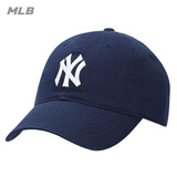 MLB官方男女帽子软顶棒球帽休闲鸭舌帽户外运动春夏遮阳帽生日礼物 纽约洋基队/藏青色/66 均码 F