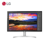 LG 31.5英寸 4K显示器 HDR IPS屏 广色域 FreeSync 内置音箱 升降底座 游戏 超高清显示器 32UN650