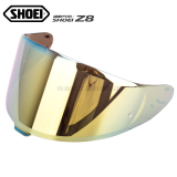 SHOEI日本进口原装镜片防雾贴Z8/X15 Z7/X14 GT-AIR2头盔风镜黑茶电镀 Z8/X15 电镀金镜片