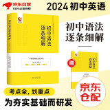 2024初中英语语法逐条细解中考词汇闪过知识点大全初一二三辅导资料清单七八九年级复习书中学四轮复习训练题 语法逐条细解