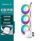 九州风神（DEEPCOOL） 冰元素 冰堡垒一体式水冷cpu散热器 新款360水冷 支持13代多平台 冰元素360 白【ARGB幻彩风扇】