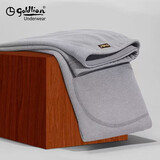 金利来保暖裤男高端山羊绒保暖男士打底裤礼盒装 浅麻灰 XL /175