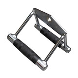 豫龙 高位下拉把手V型器械配件健身器材三头肌拉力绳飞鸟训练把手 马鞍划船拉力杆