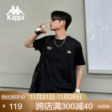 卡帕（Kappa）卡帕Kappa 1916经典复古短袖男纯棉运动T恤圆领半袖夏K0D32TD21V